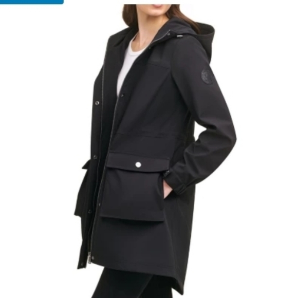 Dkny ladies water resistant parka - Picture 3 of 4